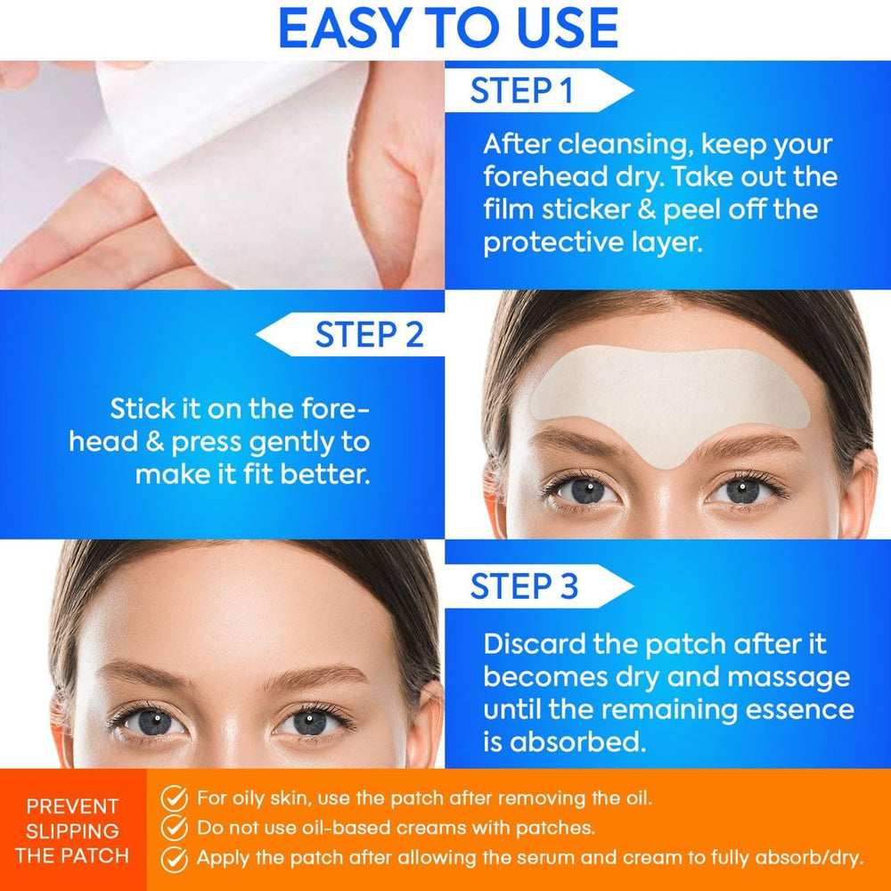 SILKDERMIS forehead patches timer icon shows 60 minutes for use