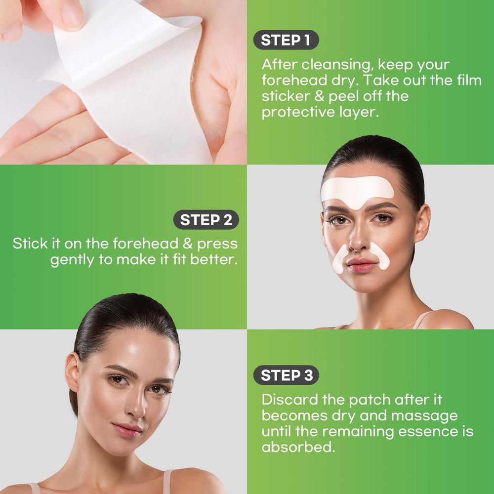SILKDERMIS night-use-application close-up portraying overnight patch wear.