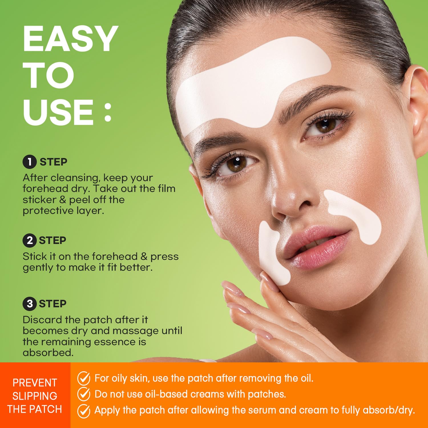 SILKDERMIS patch removal moment with refreshed complexion impression.