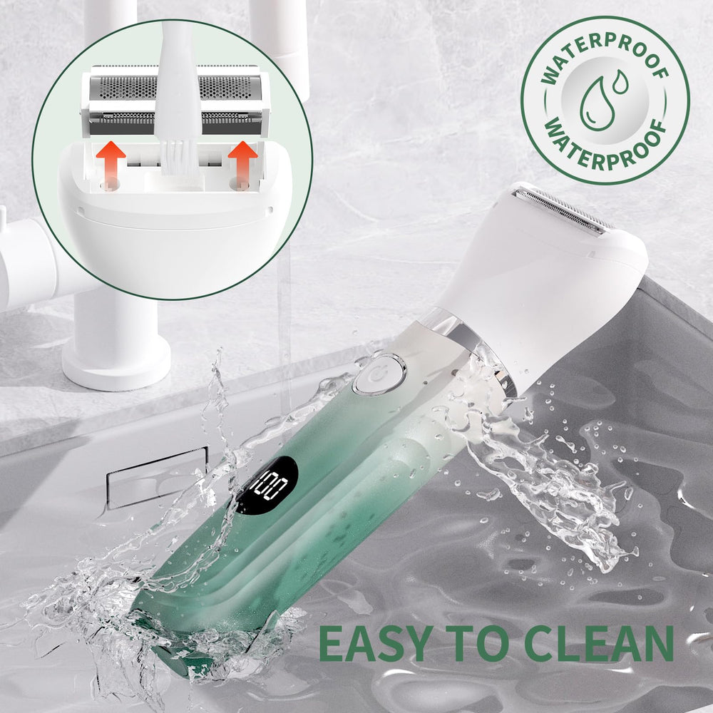 SilkGlow Removable blades for quick rinsing and simple cleaning
