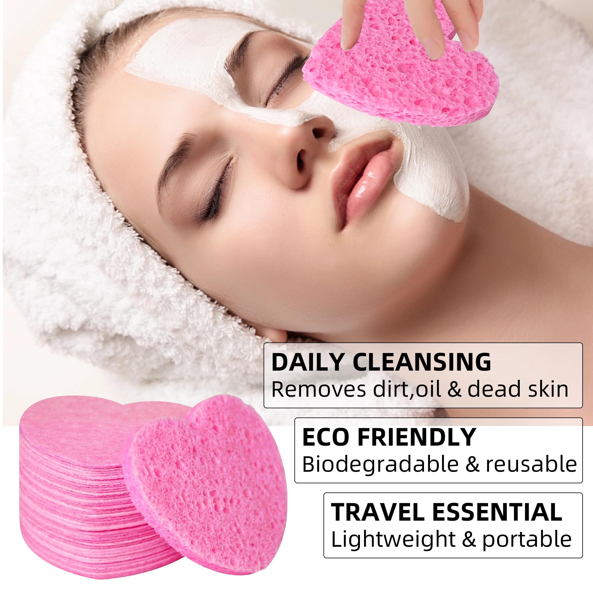 Silkyhose sponges expanding after soaking reveal plush, comfortable texture.