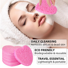 Silkyhose sponges expanding after soaking reveal plush, comfortable texture.