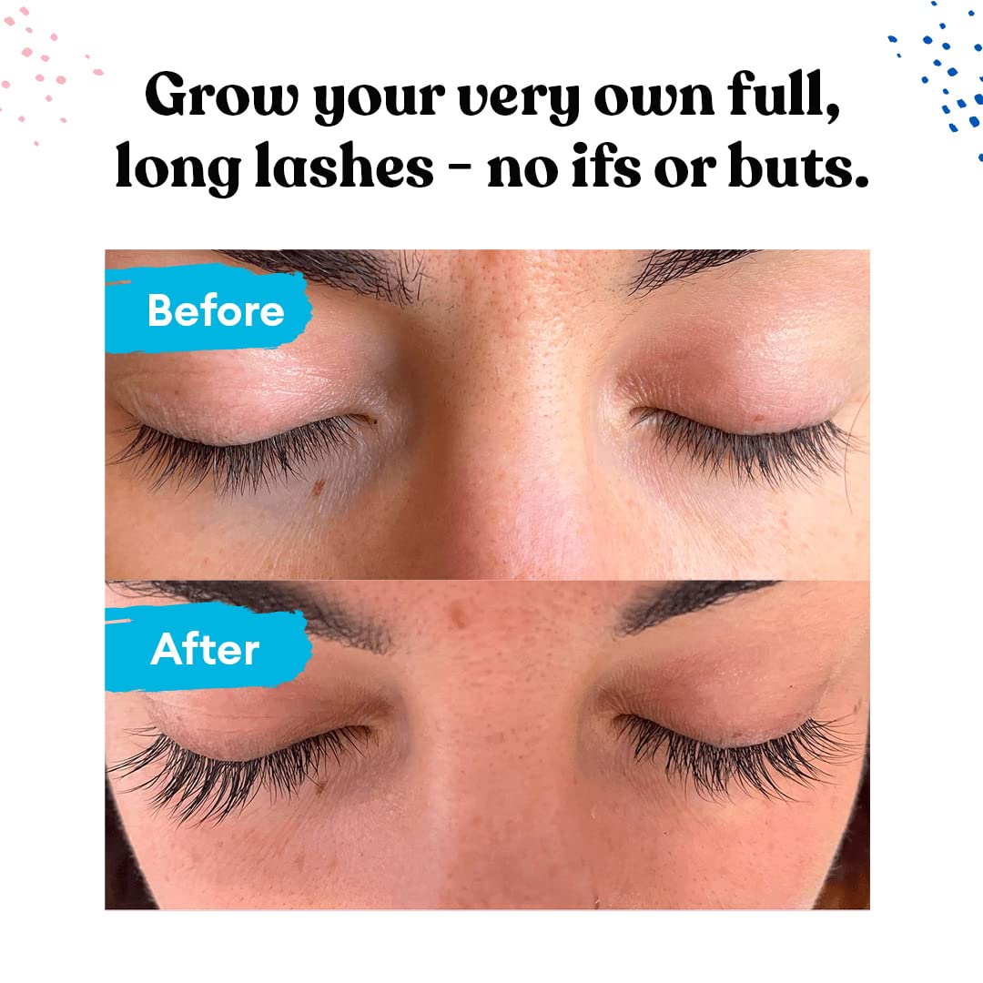 Silly George Eyelash Growth Serum applicator brush for precise daily lash application.