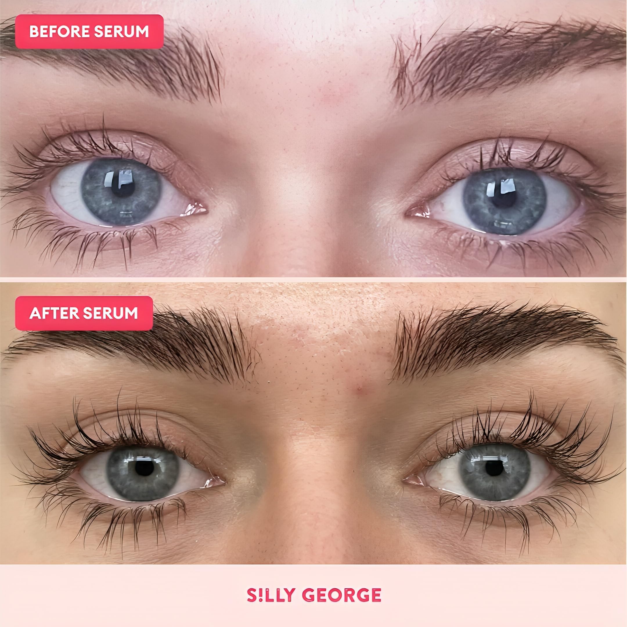 Silly George packaging front showcasing premium serum.