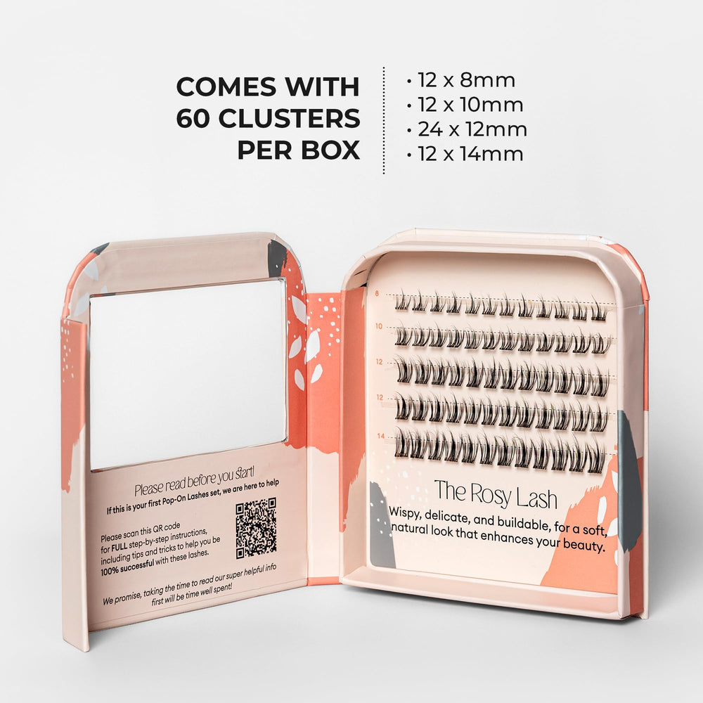 Silly George Pop-On Lashes feather-light-fiber delivers comfortable wear