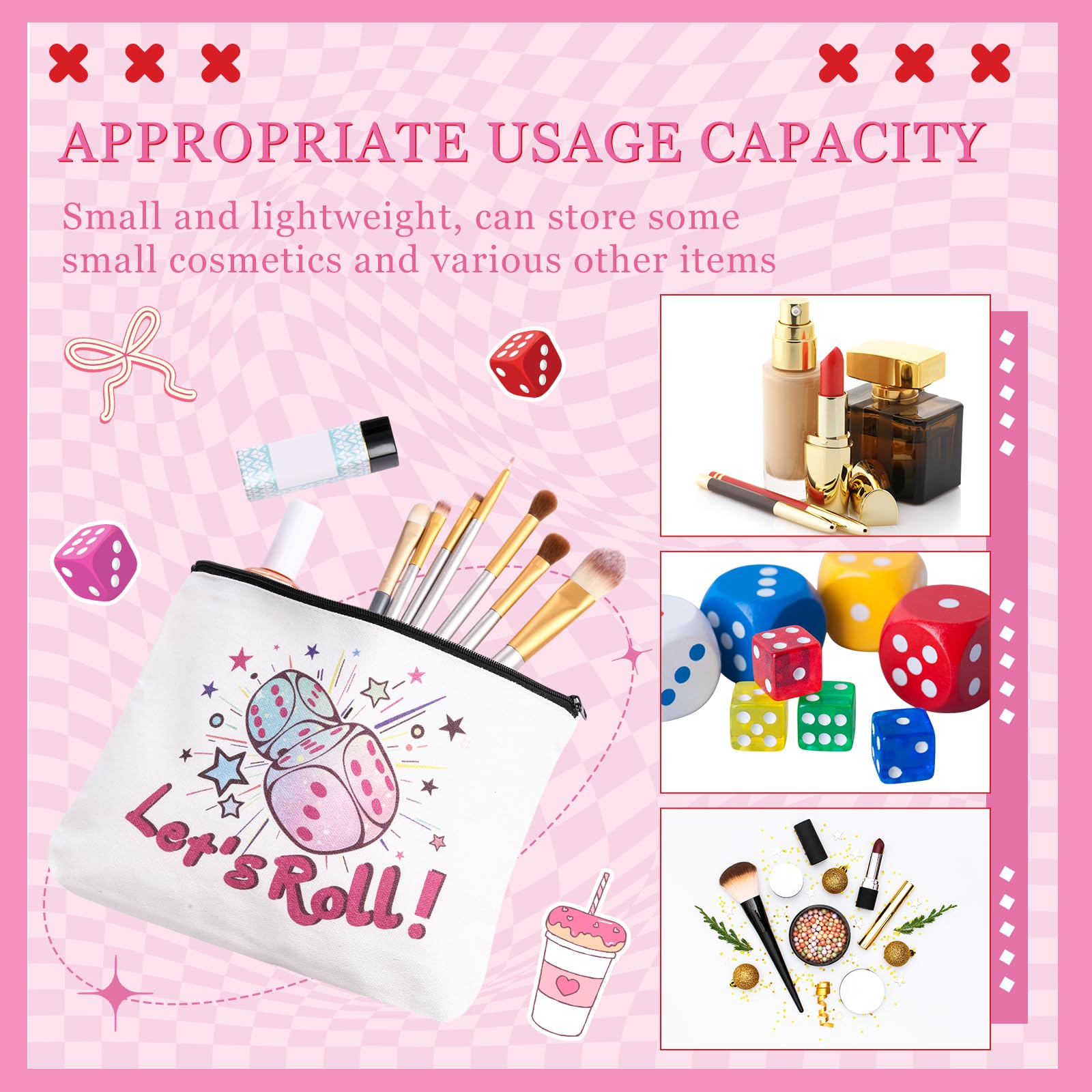 SilTriangle bunco makeup bags cotton material close-up highlighting soft texture and durable fabric