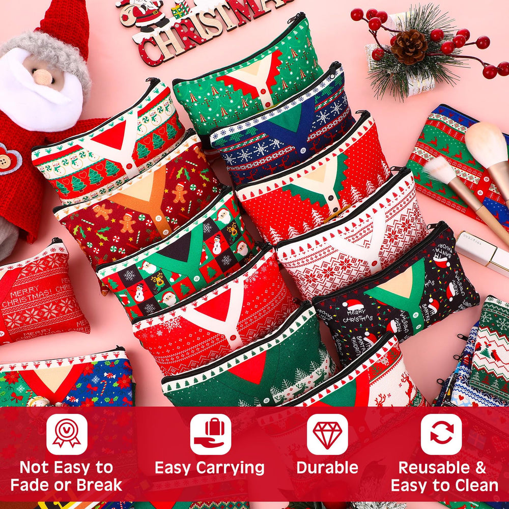 SilTriangle colorful patterns Christmas bags offer cheerful style for gifting and events.