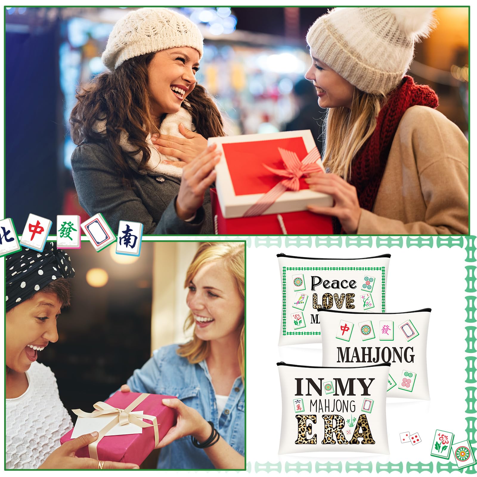 SilTriangle mahjong gift idea with macaron colors enhances personal style