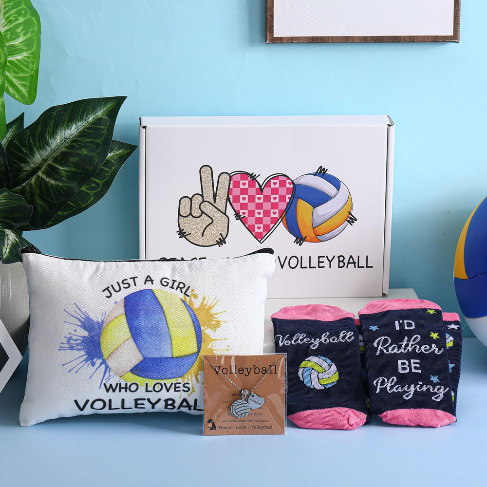 SilTriangle volleyball gifts set earrings showing sporty design for team gifts