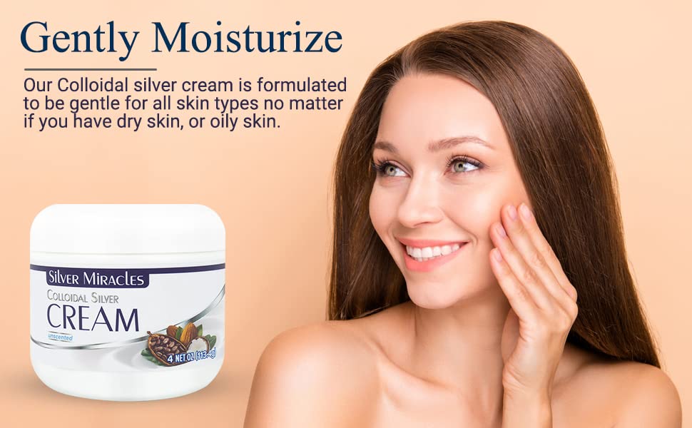 Silver Miracles colloidal silver cream handmade-usa showcases American-made skincare craftsmanship.