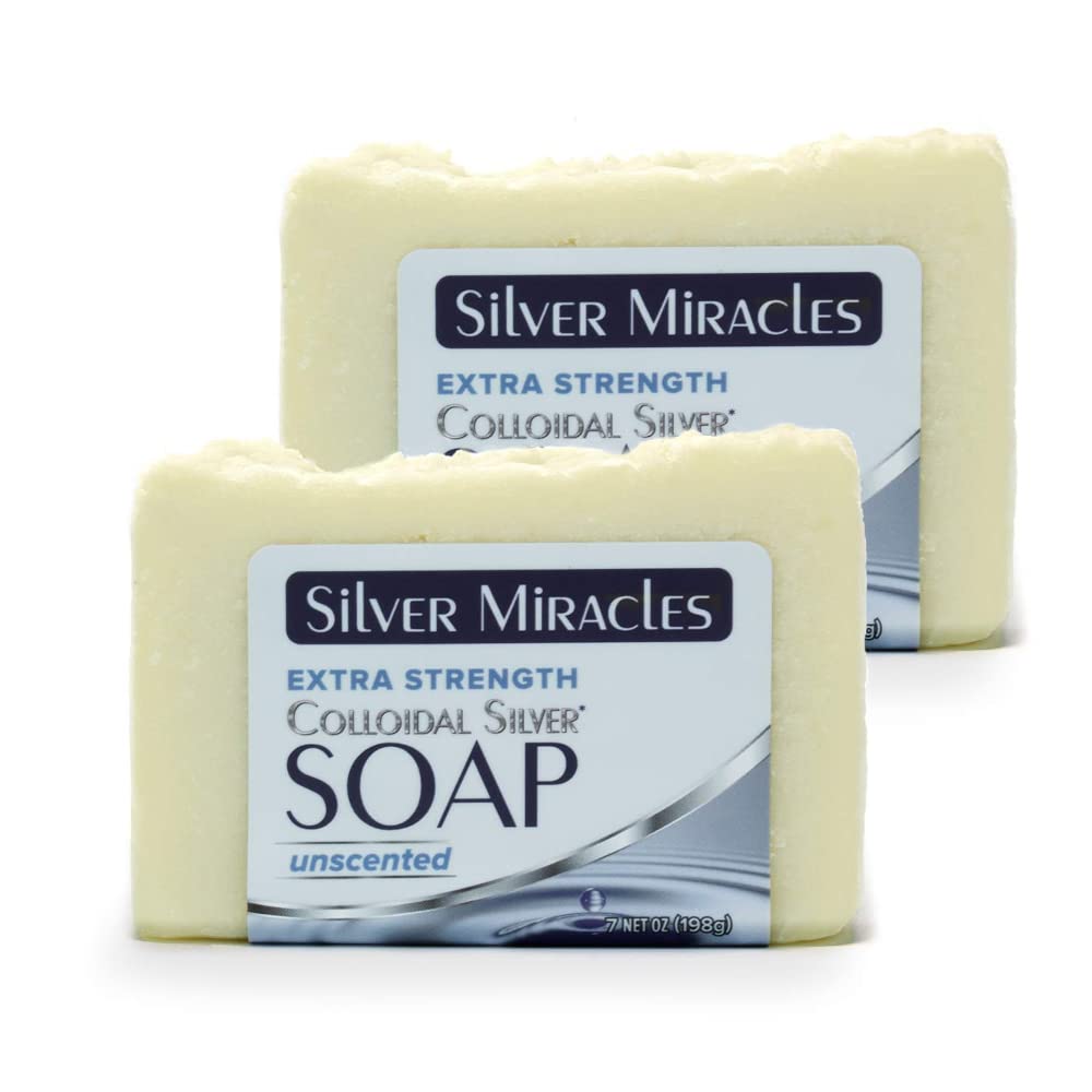 Silver Miracles extra-strength soap lather for daily cleansing and freshness
