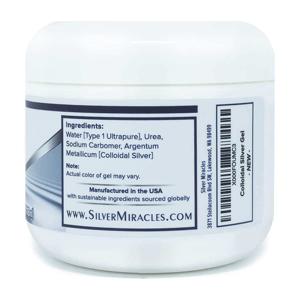 Silver Miracles USA-made gel with clean ingredients for all skin types