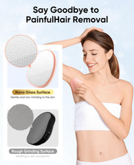 Close up of SILVLF Crystal Hair Eraser with smooth surface