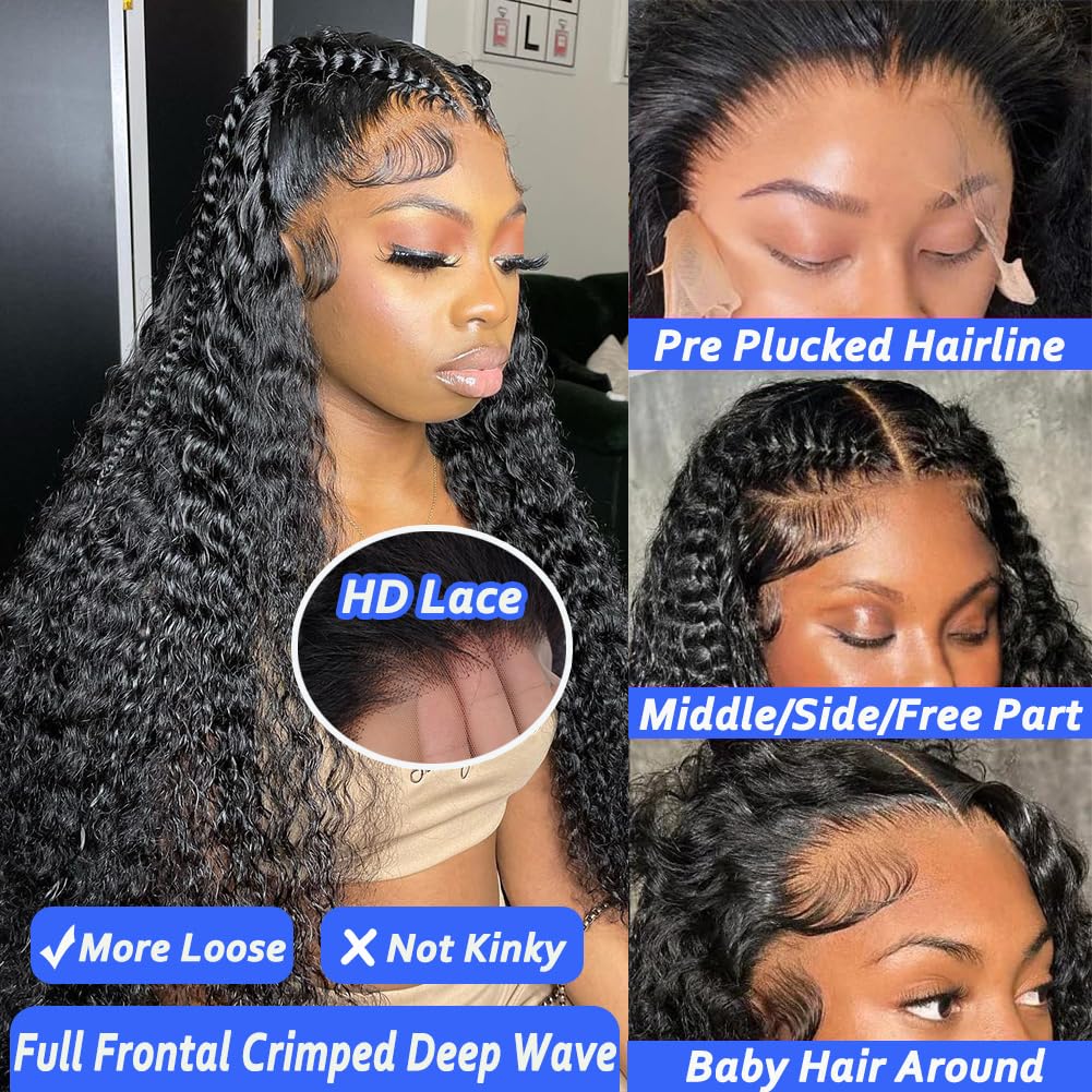 Simeider 13x6 HD lace front detail enhances scalp-like realism.