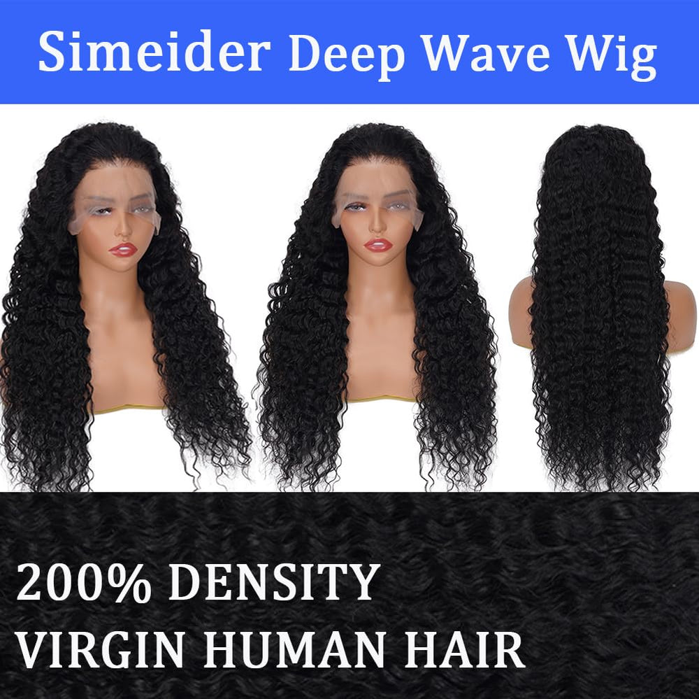 Simeider glueless straps adjustable cap supports comfortable fit.