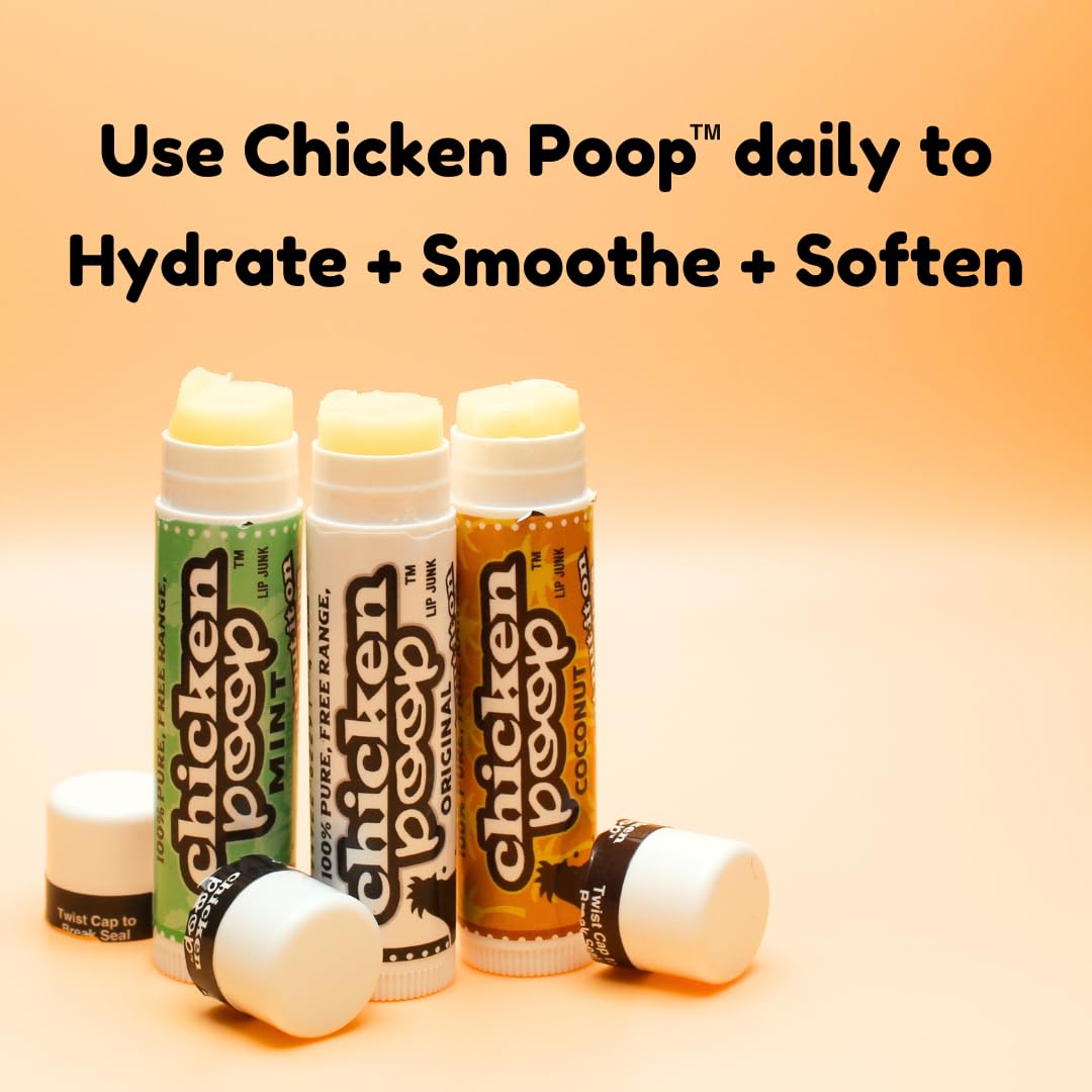Simone Chickenbone lip balm in purse-stash setup for on-the-go hydration