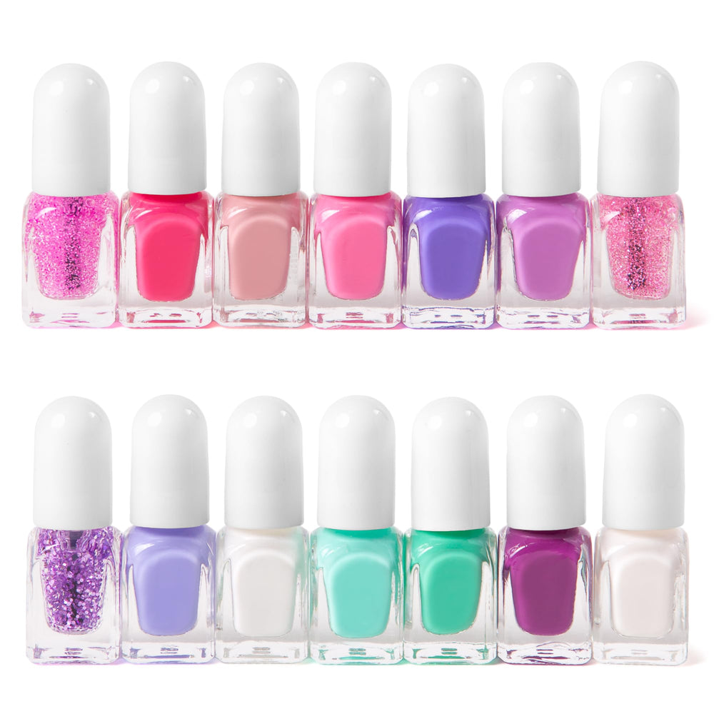 Simple Pleasures Unicorn Power glitter shades close-up for sparkling kid-friendly nail art possibilities