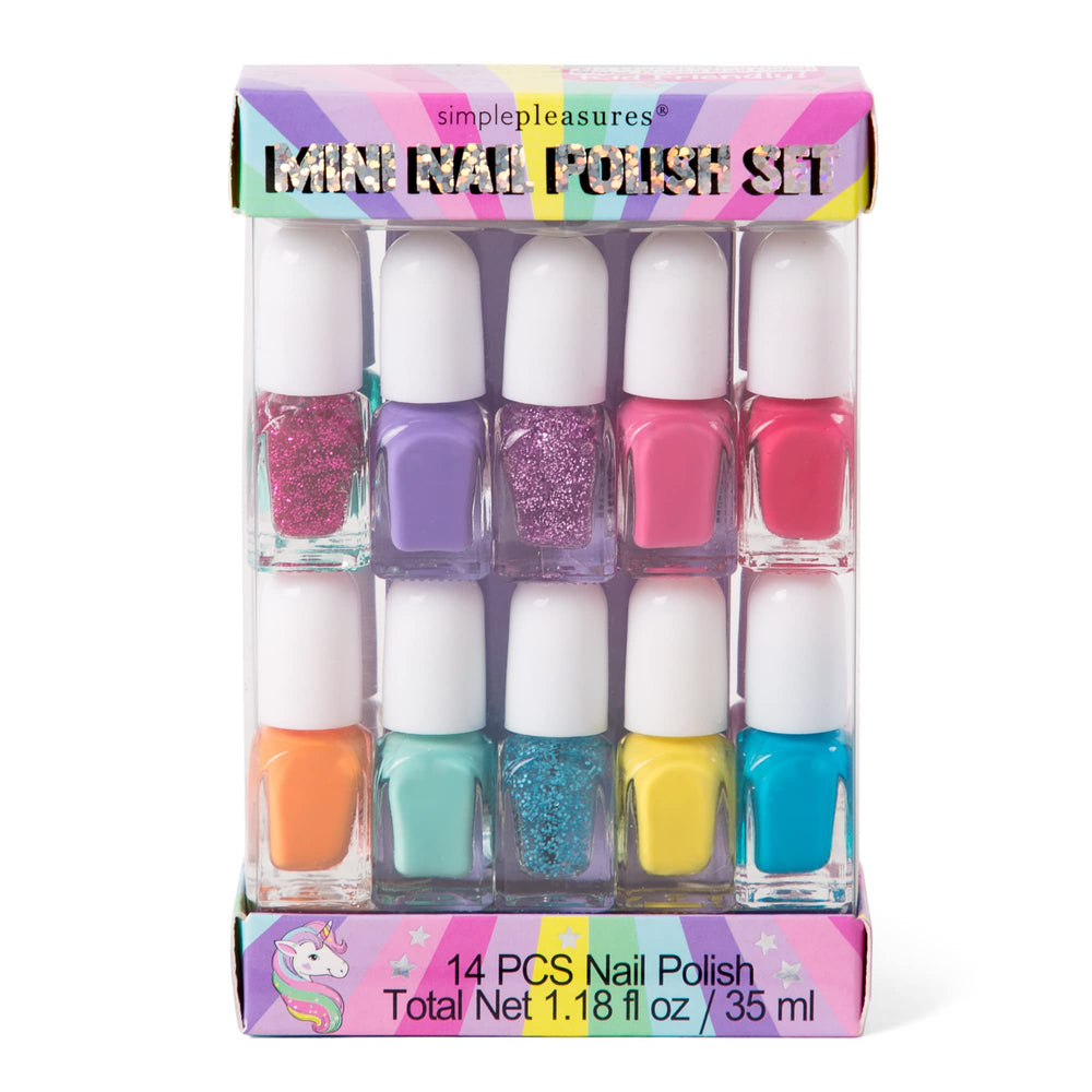 SIMPLE PLEASURES water-based non-toxic formula provides gentle application for kids.