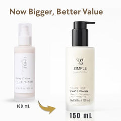 Simple Sophistication Tallow Honey Cleansing Milk ingredients highlight honey with natural antioxidants for skin.