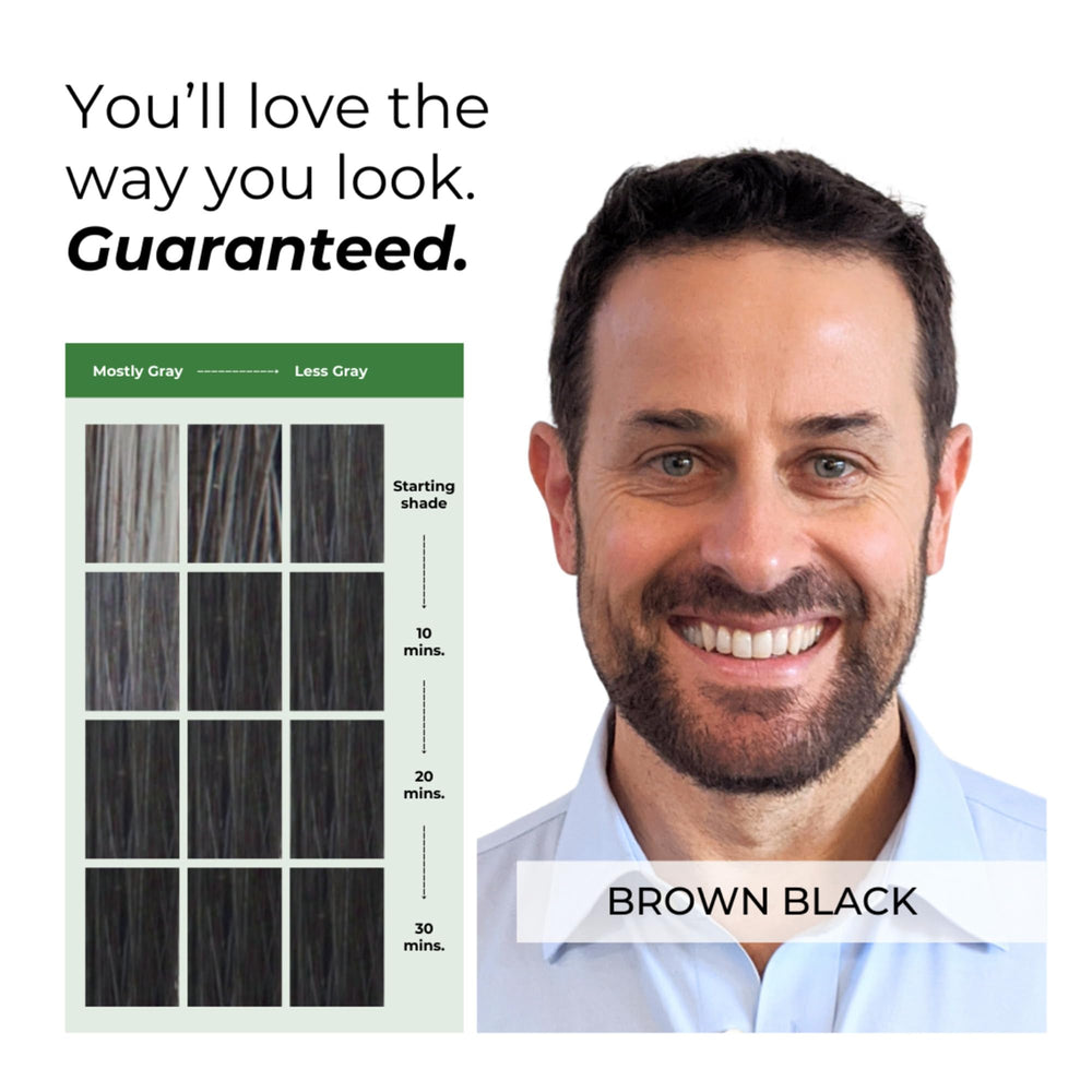 Simpler Hair Color for Men conditioning blend with Aloe and Avocado Oil