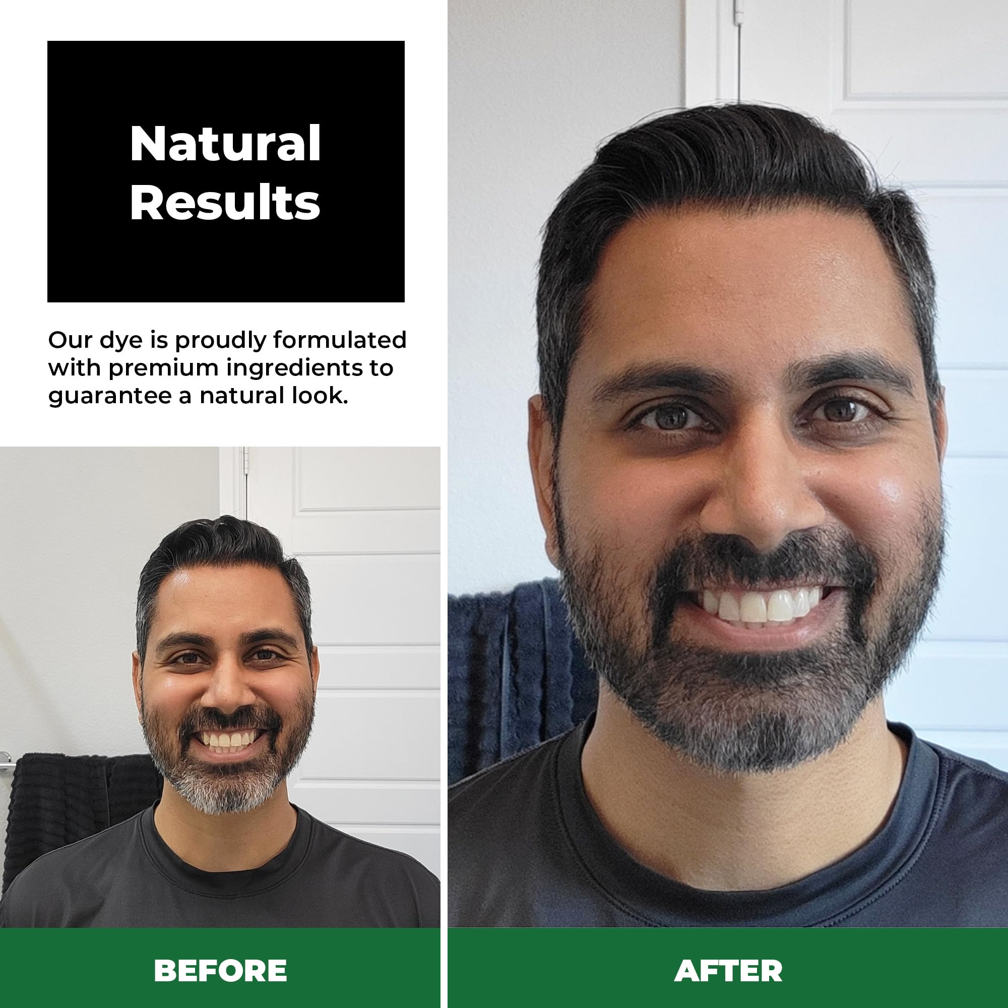 Simpler Hair Color permanent dye box showcases quick at-home color for beard and hair.