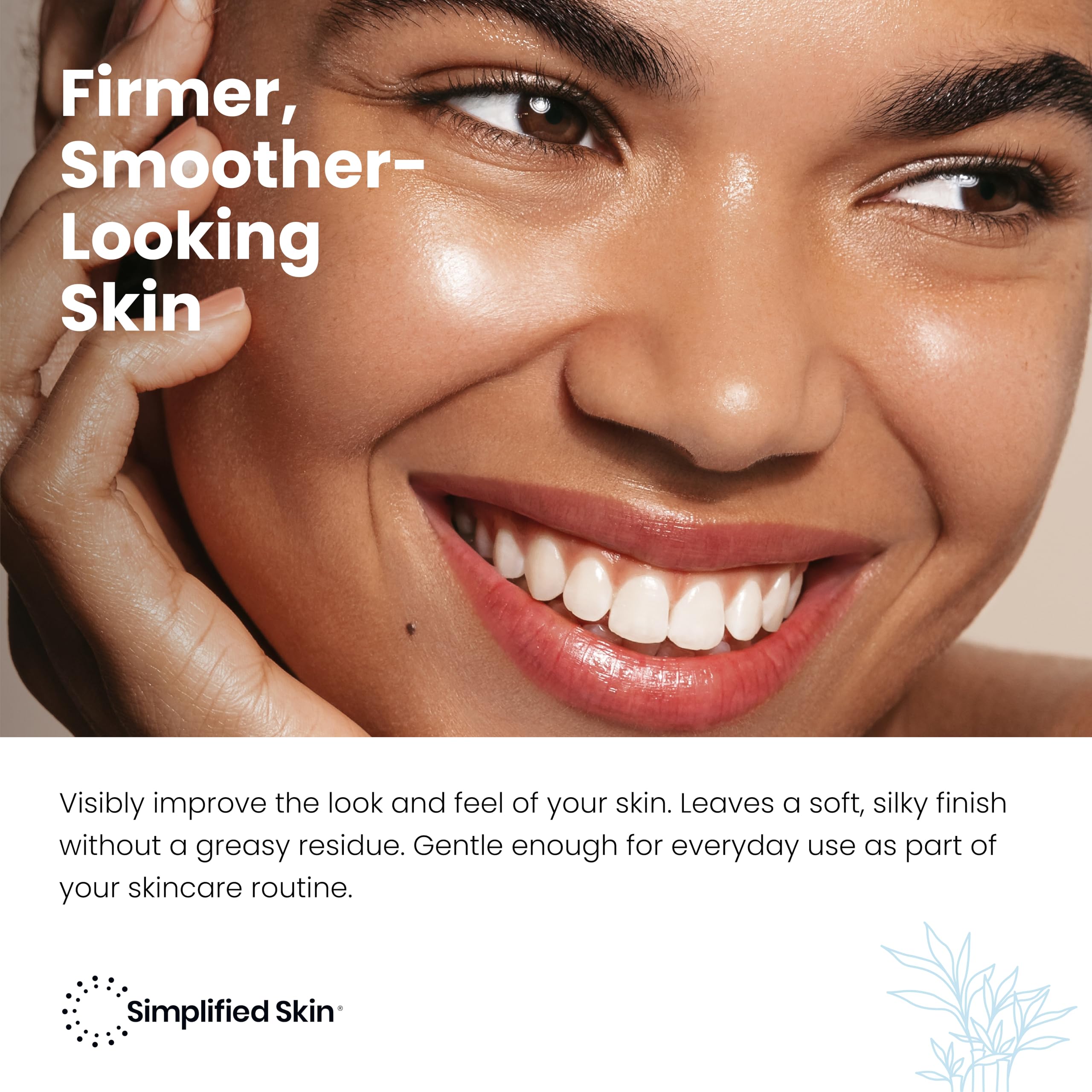 Simplified Skin hidratante retinol rostro, textura ligera y no grasa para uso diario.