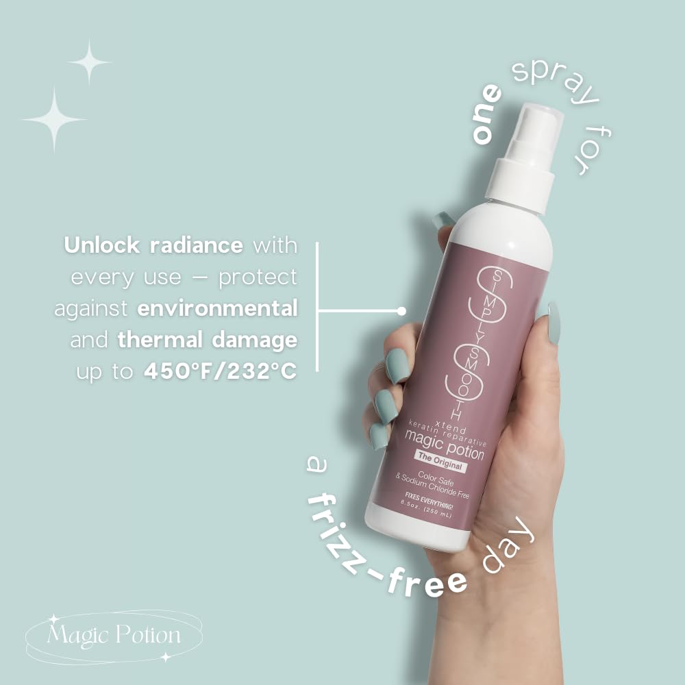 SIMPLY SMOOTH Magic Potion Original color-safe formula maintains vibrancy