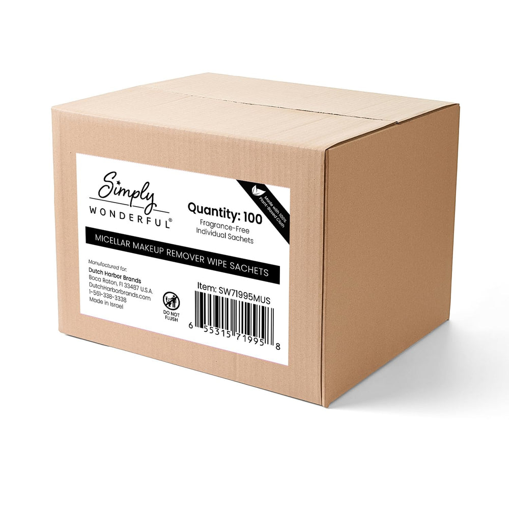 Simply Wonderful bulk 100-count case displayed, highlighting value and bulk-supply status.