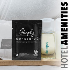 Simply Wonderful plant-based makeup remover wipes showcasing natural composition ideal for sensitive skin.