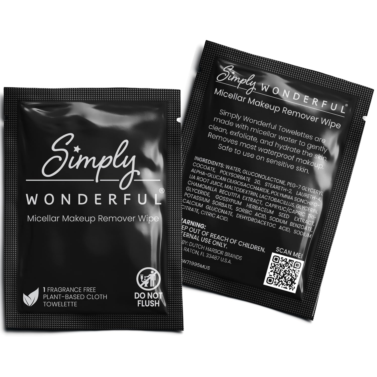 Simply Wonderful spa and salon use shot showing professional-grade makeup removal for events.