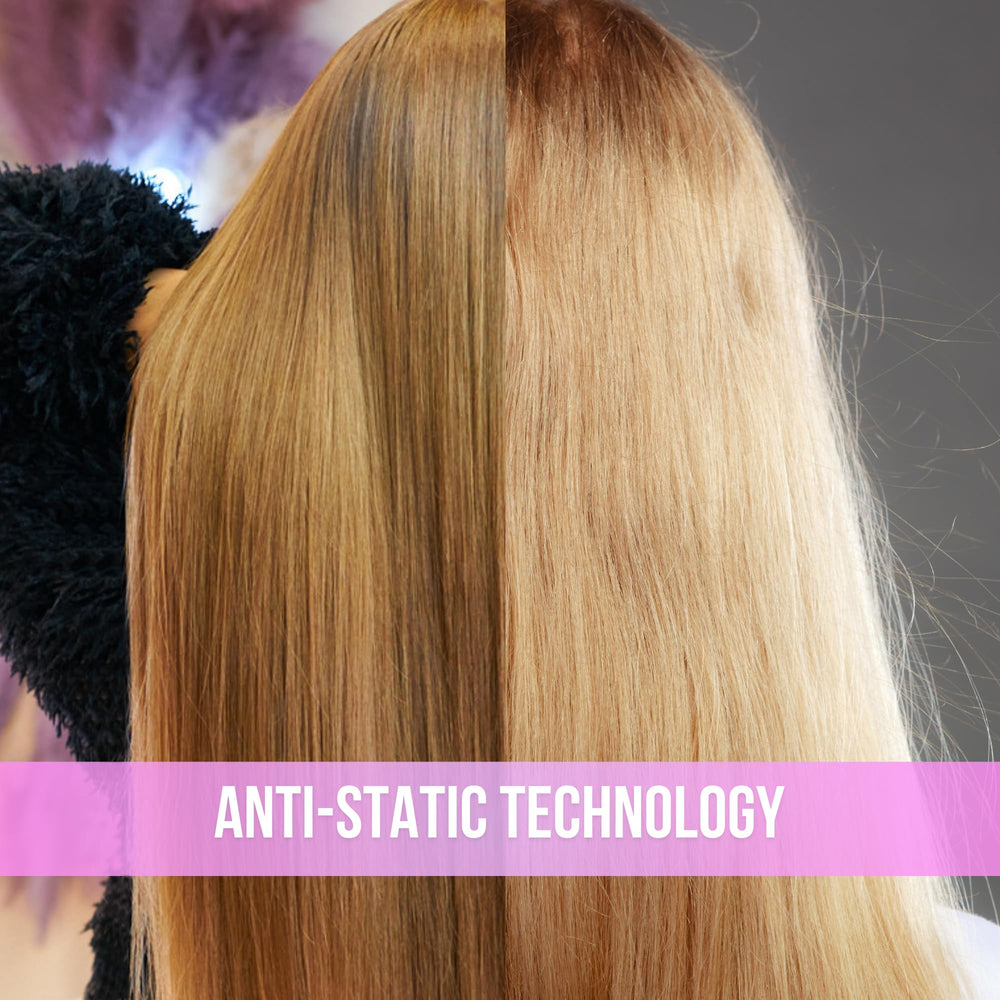 SimplyHair Ultimate Brush soft-touch handle closeup for effortless everyday styling.