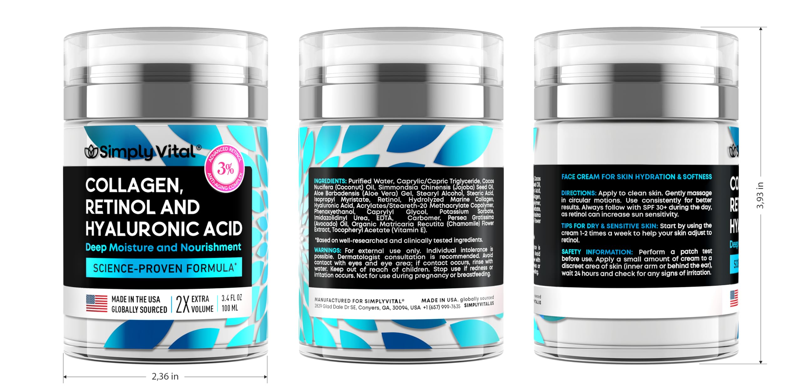 SimplyVital bigger-jar packaging indicates extended value.