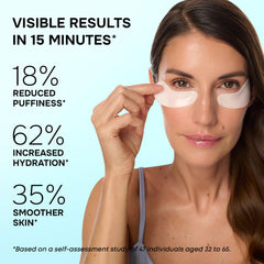 SimplyVital hydrogel eye masks closeup delivering hydration for refreshed eyes