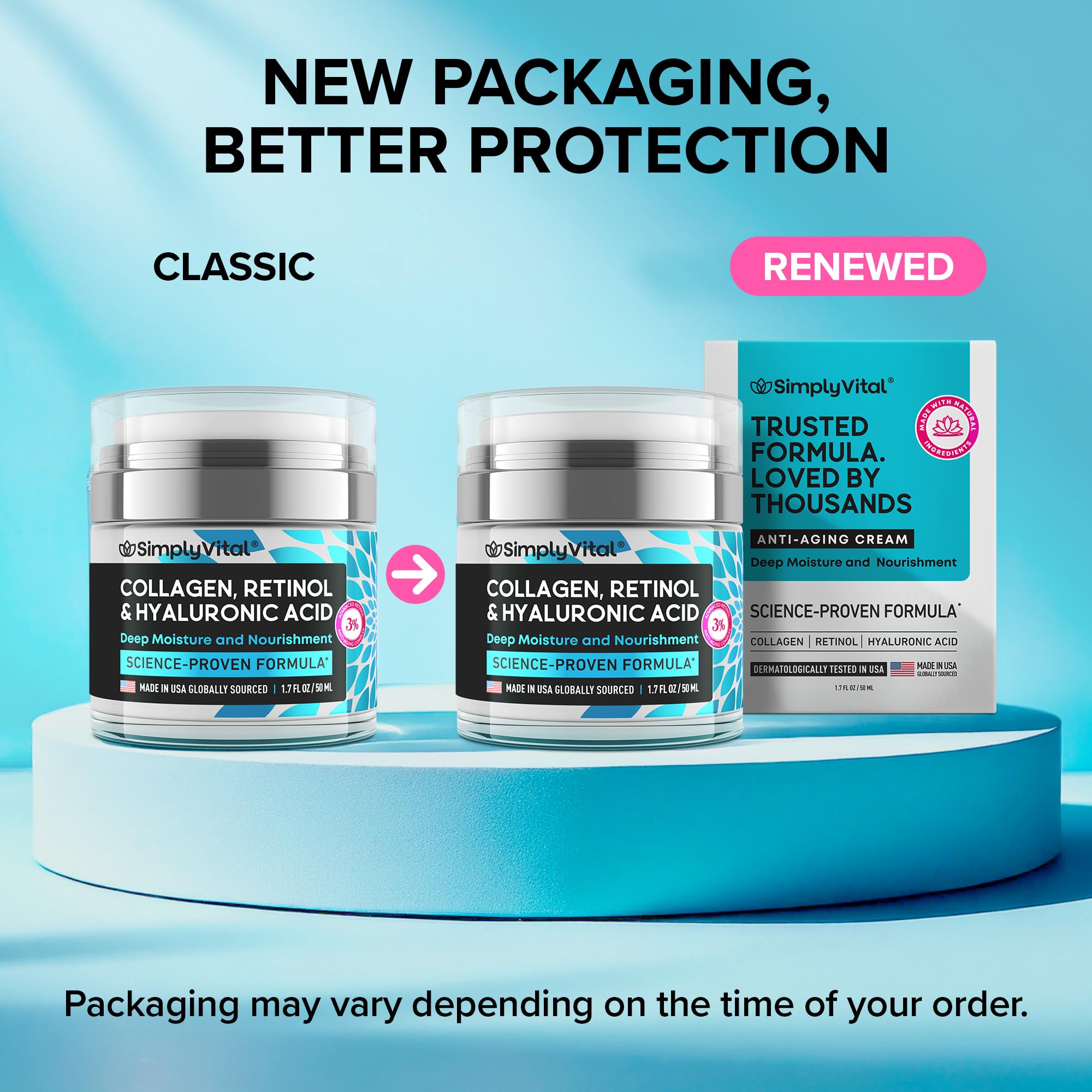 SimplyVital made-in-USA label emphasizes quality and local production.