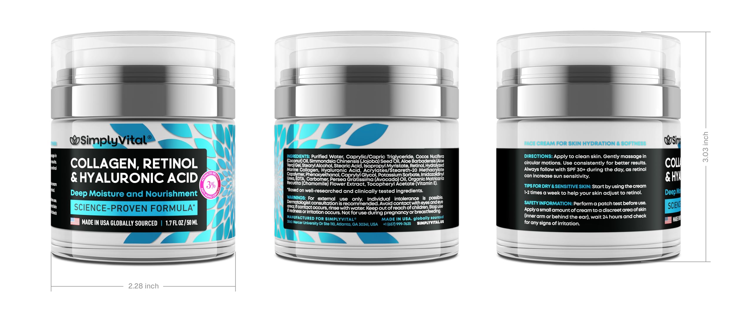 SimplyVital friendly formula suitable for both men and women in routines.