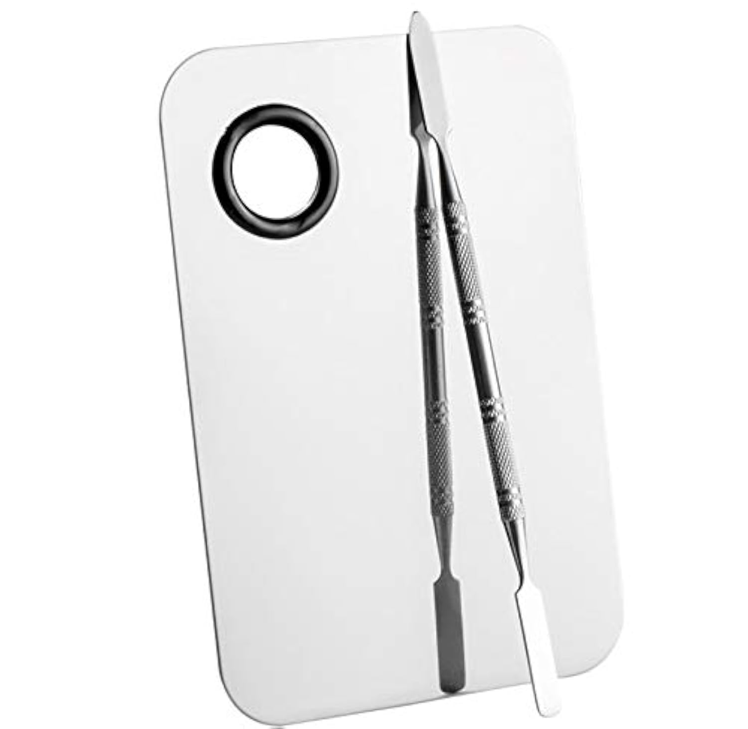 Sinen palette front view showing smooth stainless surface and compact size benefit