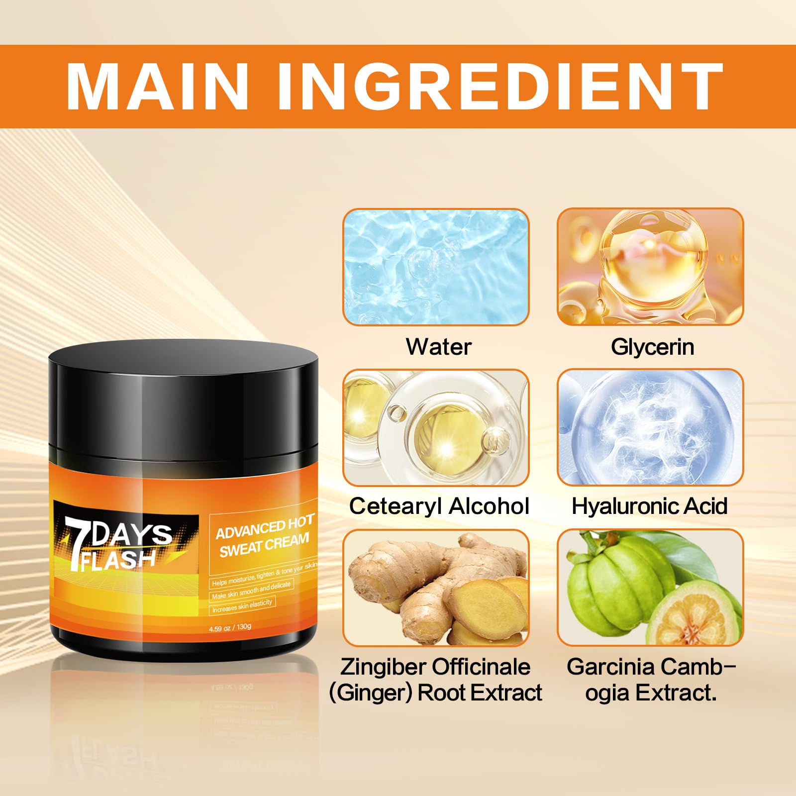 SINKOV Daily body care use on abdomen and thighs with comfortable fit.