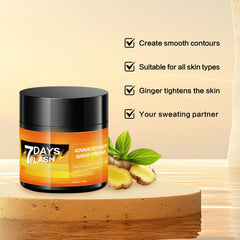 SINKOV Hot Sweat Cream being applied with easy spread for pre-exercise use.