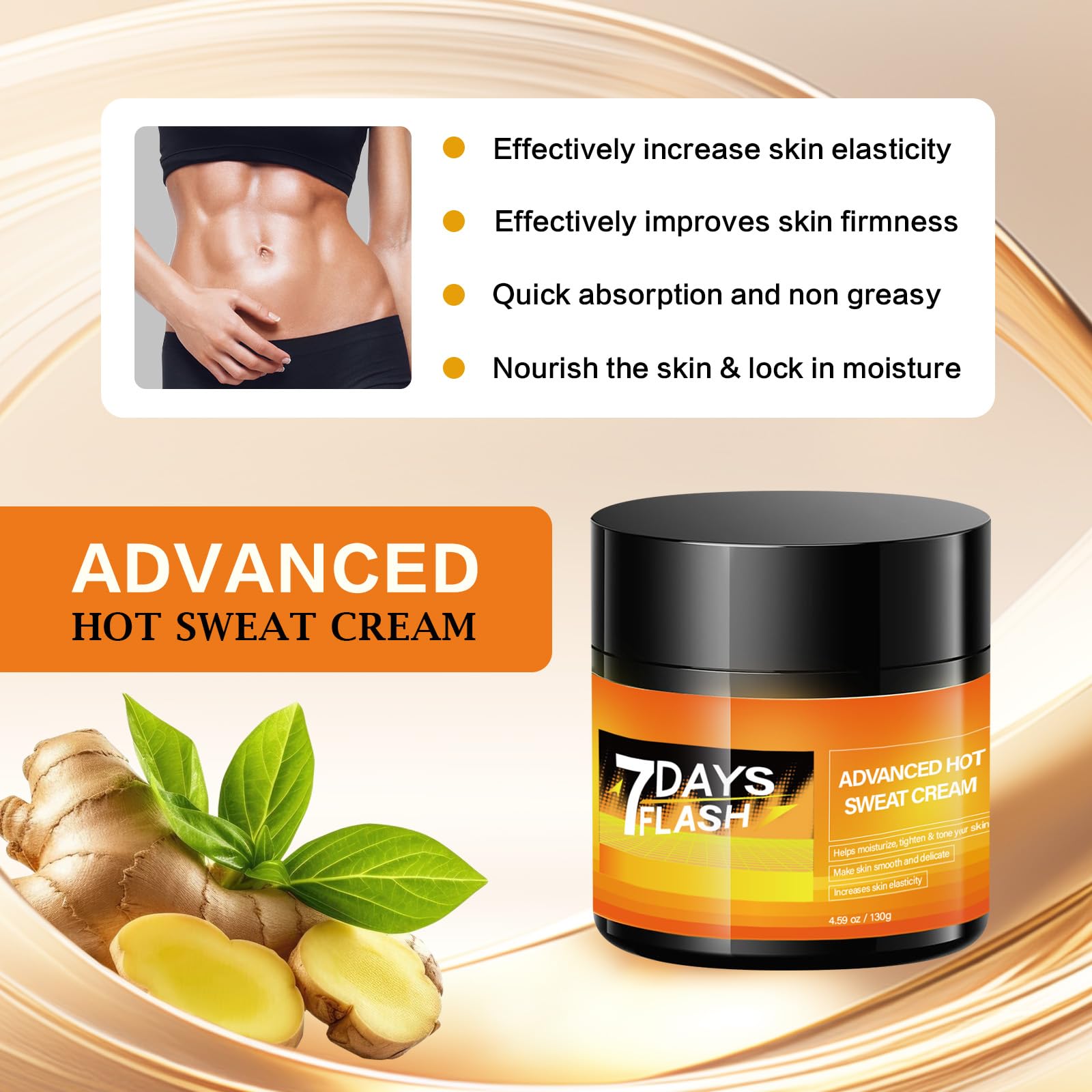 SINKOV Advanced Hot Sweat Cream in action during a workout session.