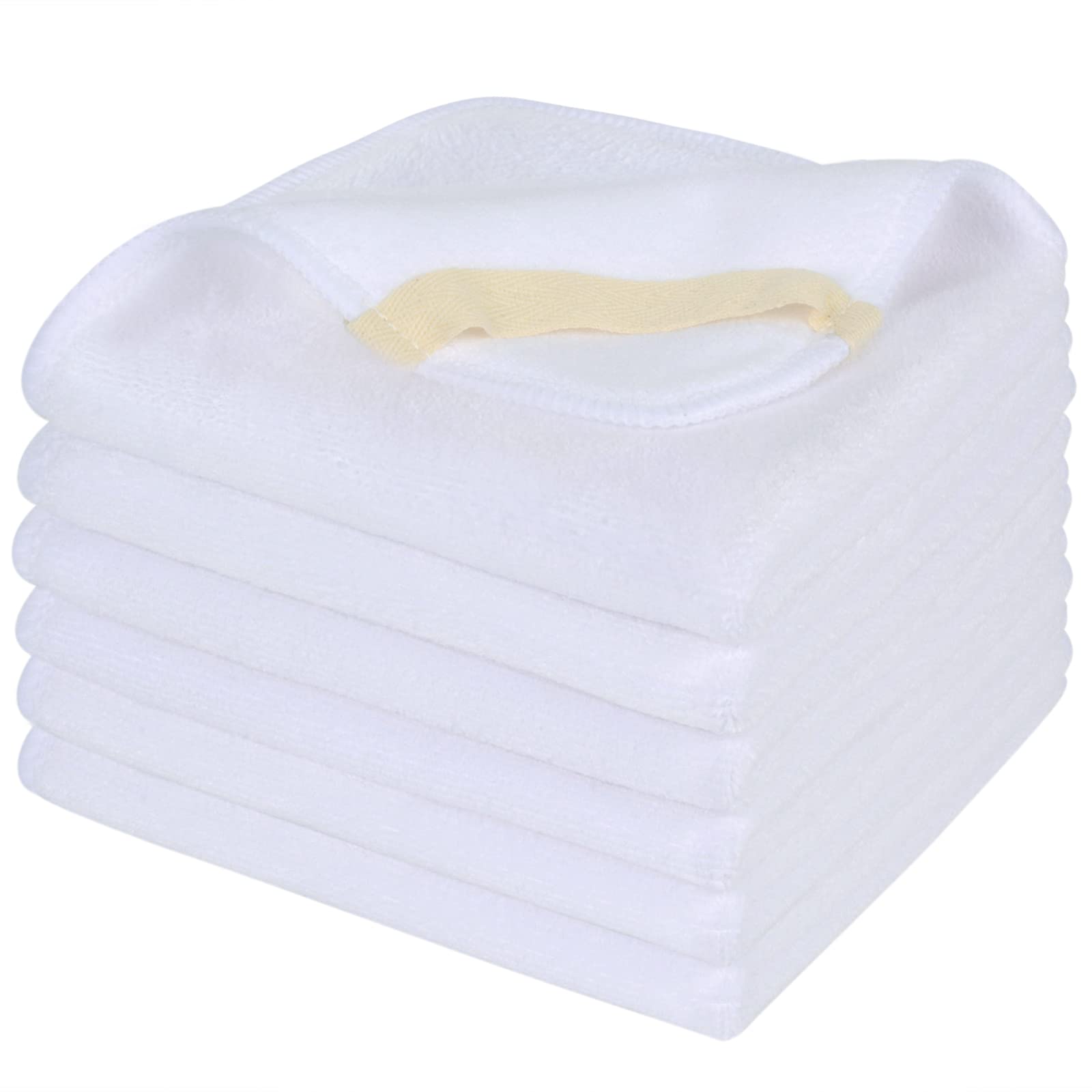SINLAND microfiber facial cloth close-up, quick-dry fabric for fast refresh in 12x12 inch pack