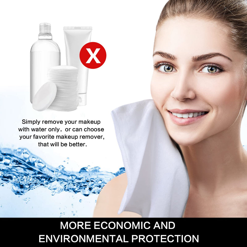 SINLAND microfiber texture macro shot, gentle on acne-prone skin