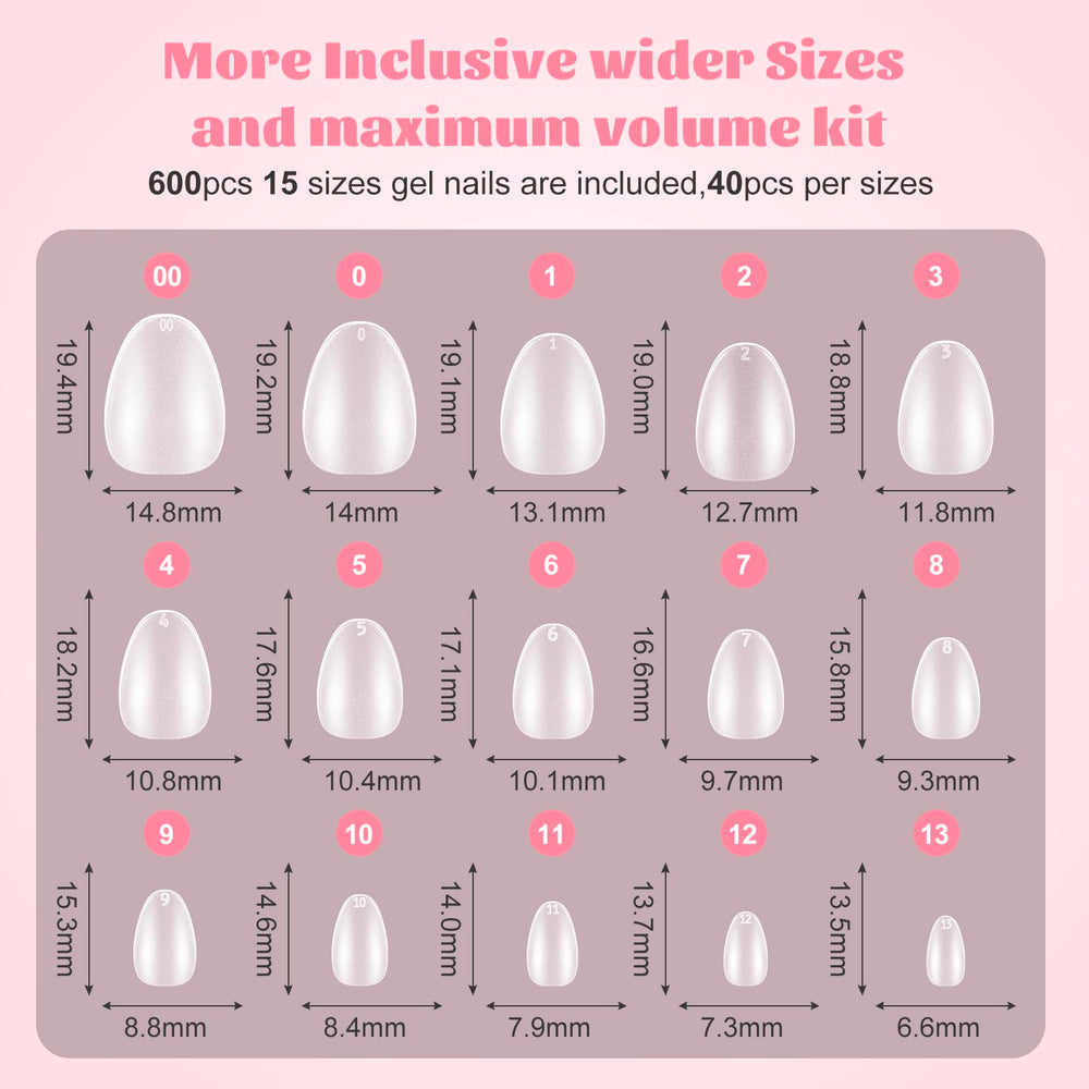 SINOKAME gel tips cure in 10 seconds for fast at-home results