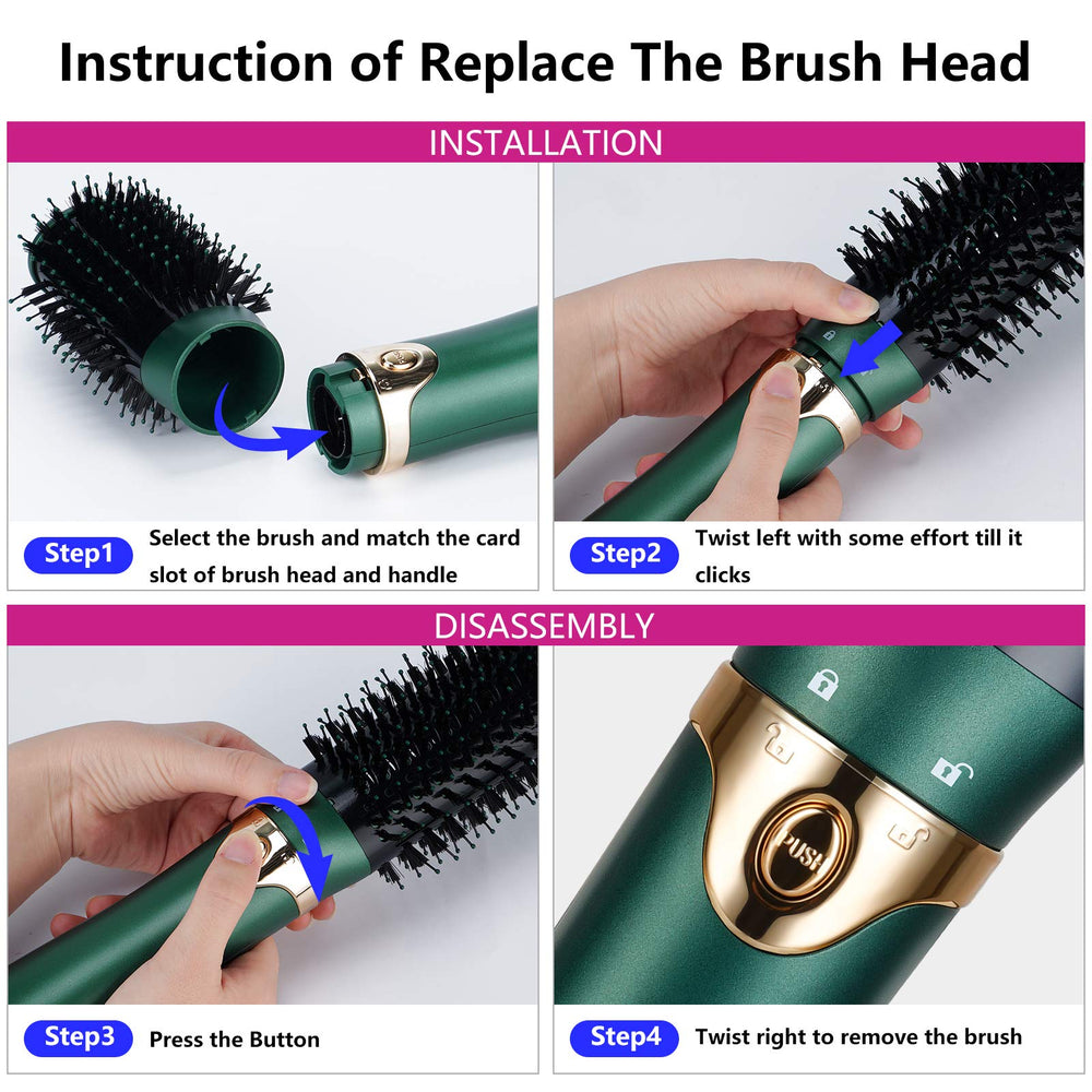 Sinperne ionic ceramic technology delivers smoother hair and even heat.