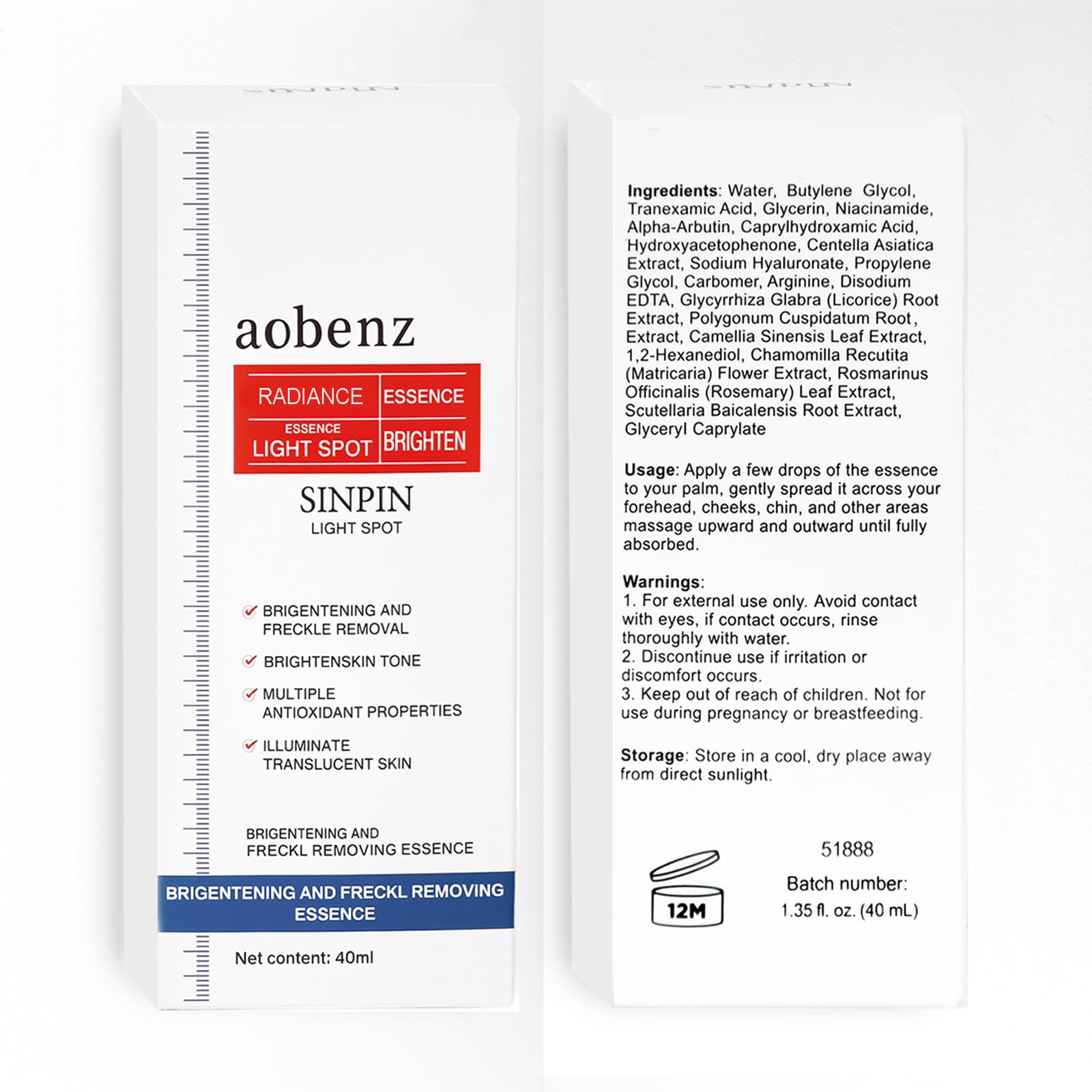 Potential for more even skin tone over time with continued use