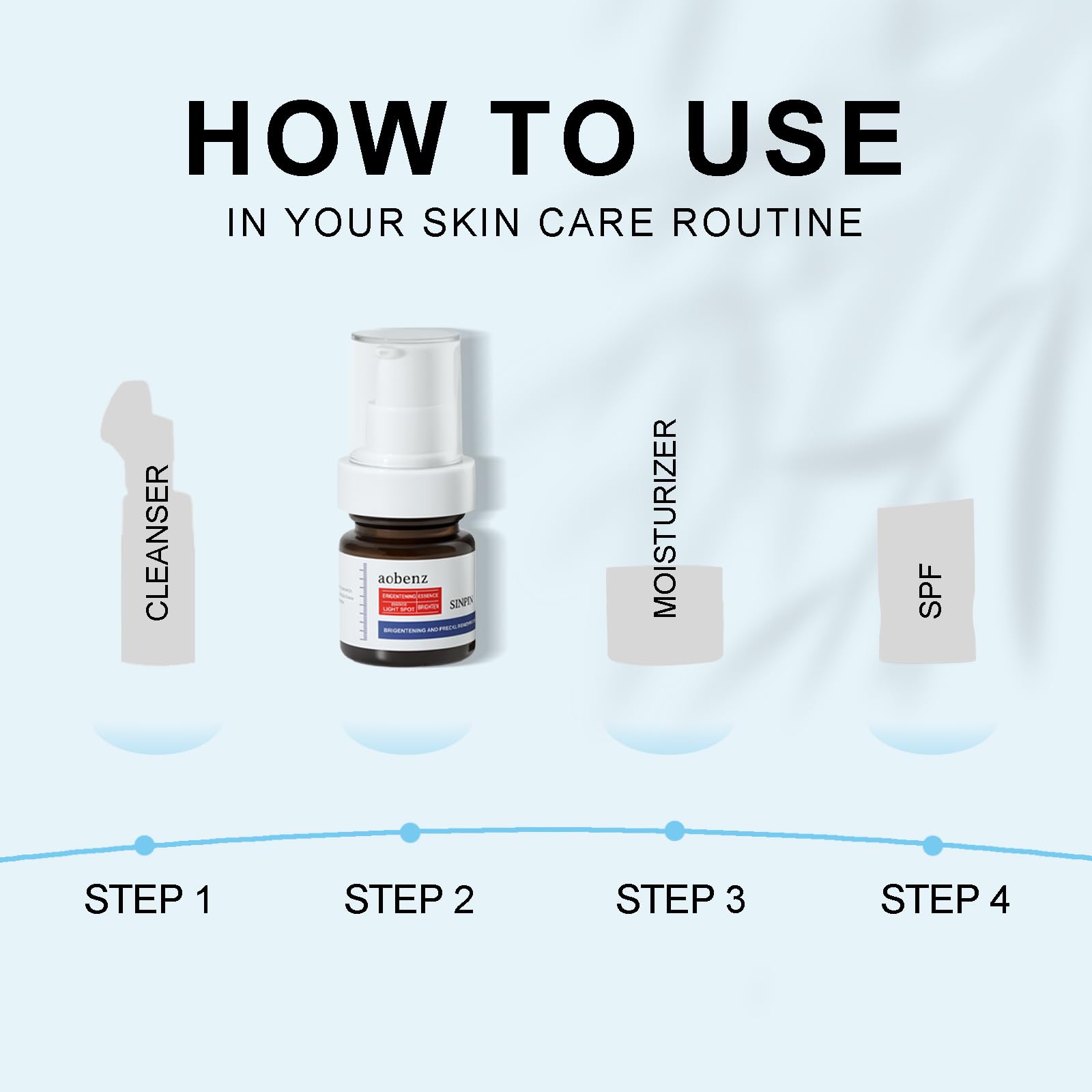 Freckles and sun spots may fade with consistent use