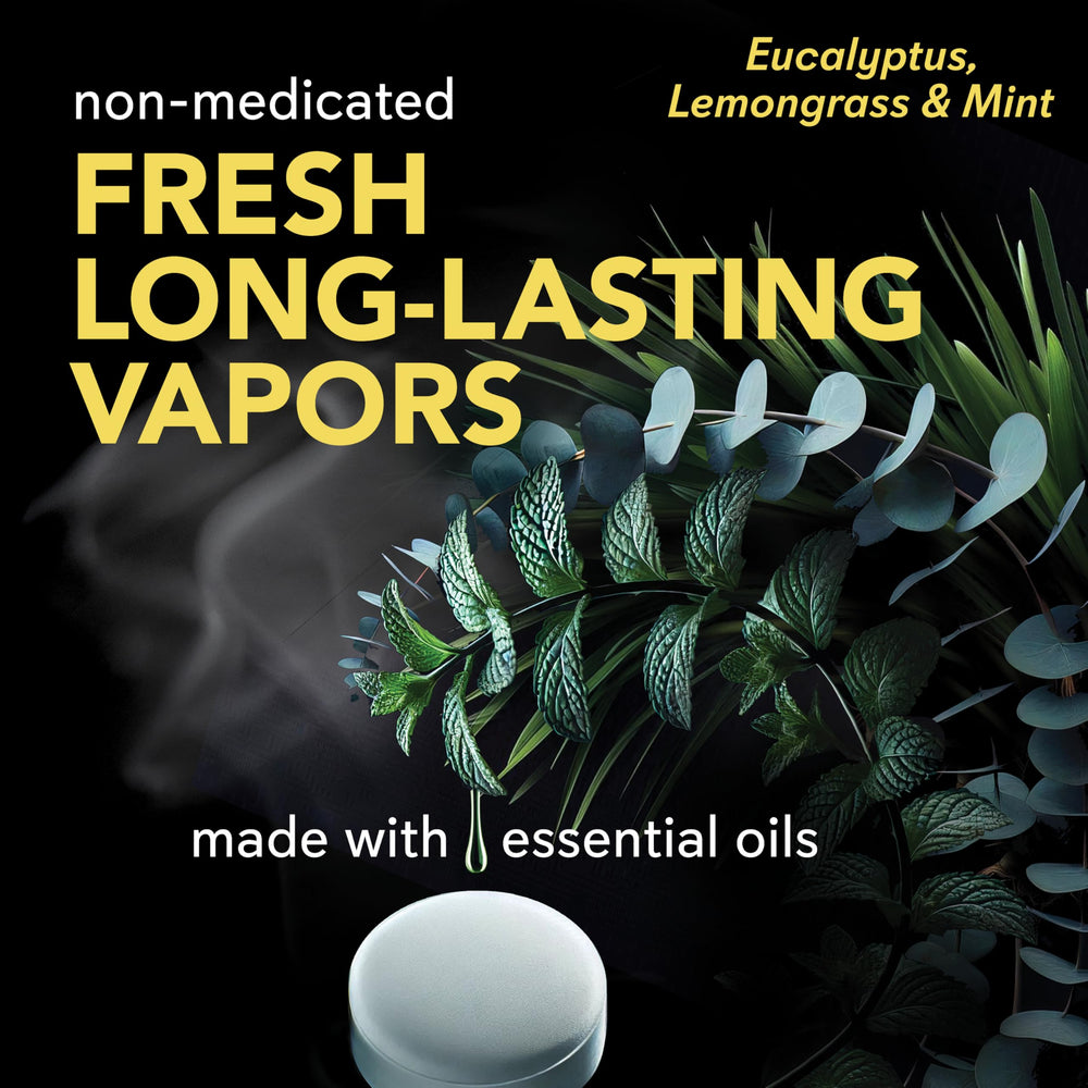 SinuCleanse vapor shower steamer extra-large tablet dissolving slowly for long lasting spa vibes