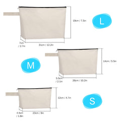 Sinzip diy-blank-sides canvas pouch invites personalization for gifts or personal style.