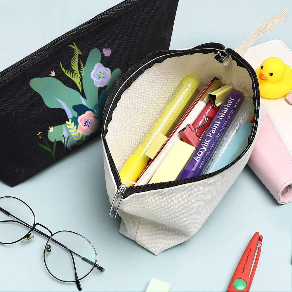 Sinzip cotton canvas pouch multi-pack neatly stores tools, cables, and small essentials.