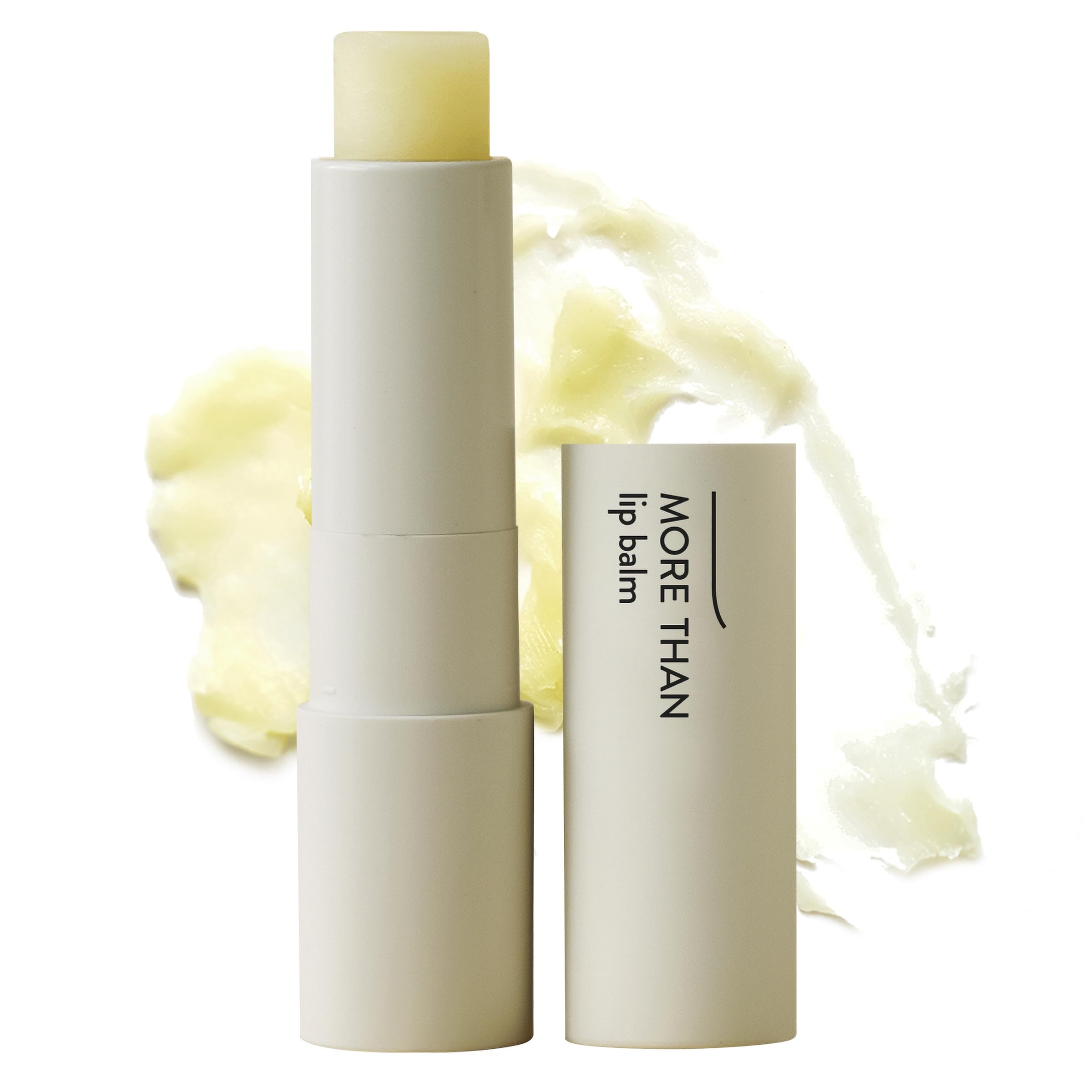 SIORIS lip butter jar closeup shows silky texture ready to soften lips.
