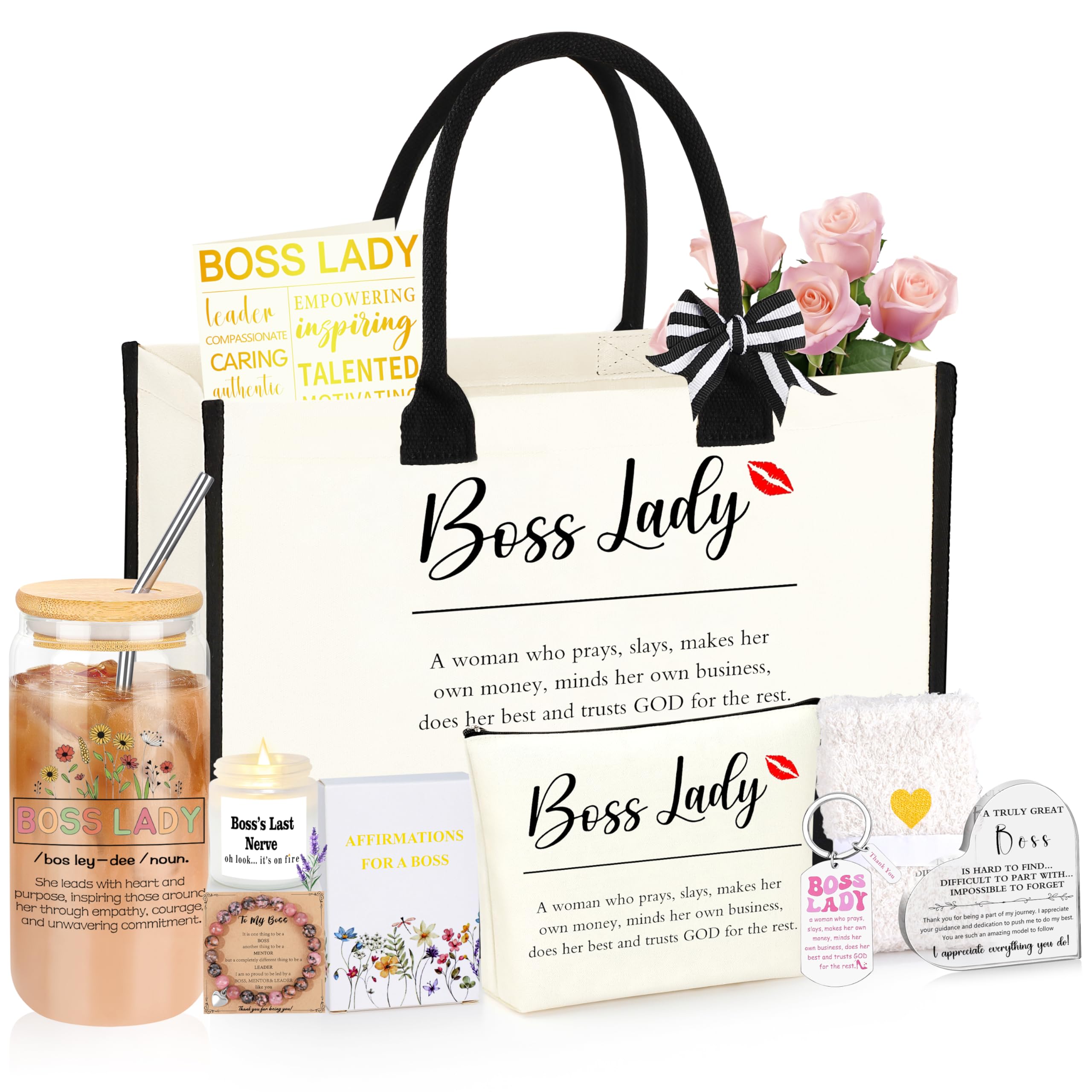 SiplyHaven Boss Lady Gift Box, elegant packaging ready to gift.